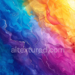 seamless Seamless 3D Alcohol Ink PBR Texture with Vibrant Multicolor Fluid Waves and Soft Layering texture 8k free download PBR