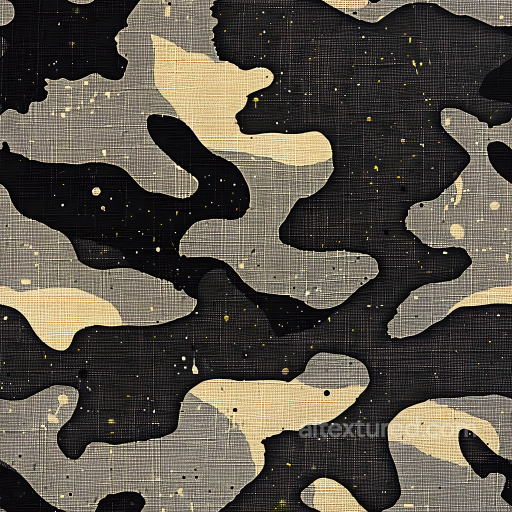 Urban Camouflage PBR Texture with Distressed Fabric Look seamless Color Camouflage PBR texture