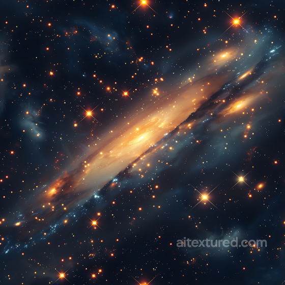 Star, Space, Planets Texture of Glowing Galaxy Clouds and Starfield with Warm Hues Star, space, planets texture preview