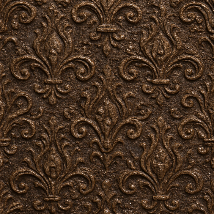 Ornate Wet Soil seamless PBR texture preview