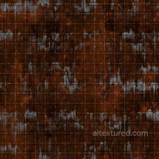 Seamless Fence 007 C by Textures - PBR 3D Texture (8K ready) seamless Metal PBR texture