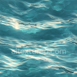 seamless Seamless 3D Realistic Turquoise Ocean Surface Water PBR Texture with Gentle Waves and Sunlight Reflections texture 8k free download PBR