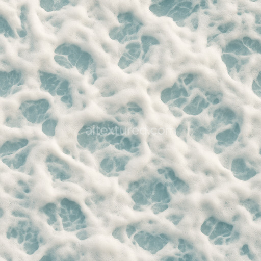 Fluffy Ocean Foam Seamless Texture