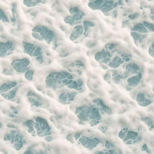 Fluffy Ocean Foam Seamless Texture seamless Foam PBR texture