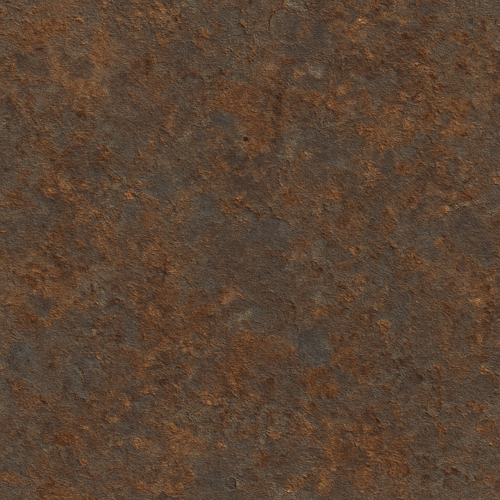 Aged Iron seamless PBR texture preview
