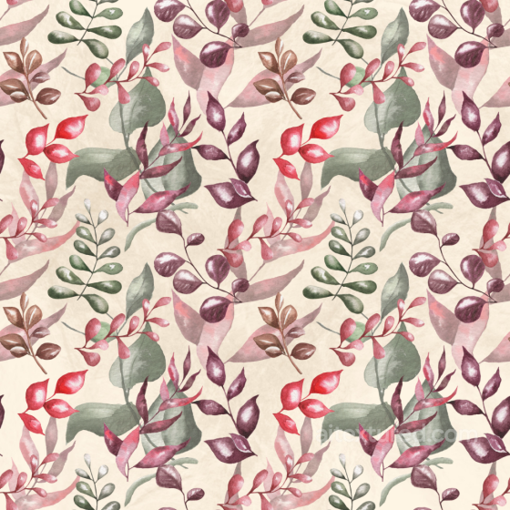 Featuring Watercolor Style Floral Leaves in Soft Tones Flower texture preview