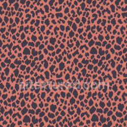 seamless Seamless 3D PBR Leopard Print Fabric Texture in Coral and Black texture 8k free download PBR