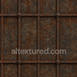 seamless Seamless 3d texture pbr 8k rusted metal old iron gate for haunted house texture 8k free download PBR