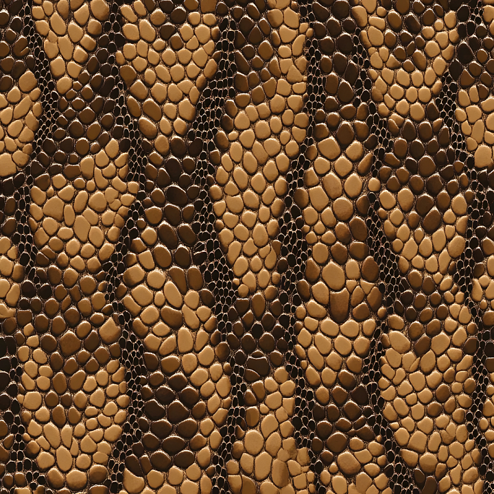 Reptilian Skin Featuring Distinct Scaled Pattern And Organic Surface seamless PBR texture preview