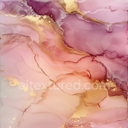 seamless Seamless 3D Alcohol Ink PBR Texture with Pink and Gold Fluid Marbling texture 8k free download PBR