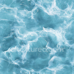 seamless Seamless 3D Water PBR Texture Featuring Turbulent Ocean Surface with White Foam texture 8k free download PBR