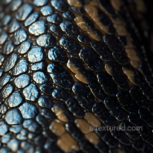 reptile skin PBR texture with reflective glossy scales and detailed scale pattern seamless Skin PBR texture