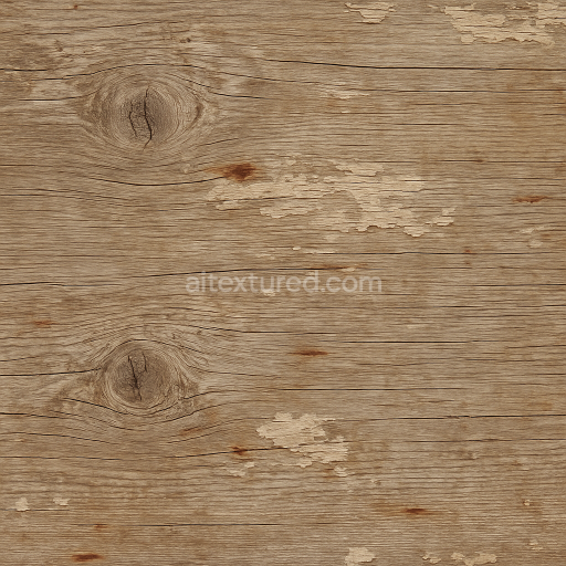 Seamless 3d texture pbr 8k raw wood surface with natural grain and knots