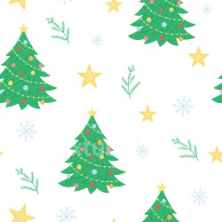seamless Seamless 3D PBR Texture Featuring Festive Christmas Trees and Holiday Motifs texture 8k free download PBR