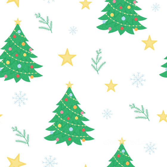 Featuring Festive Christmas Trees and Holiday Motifs All Christmas Digital paper texture preview