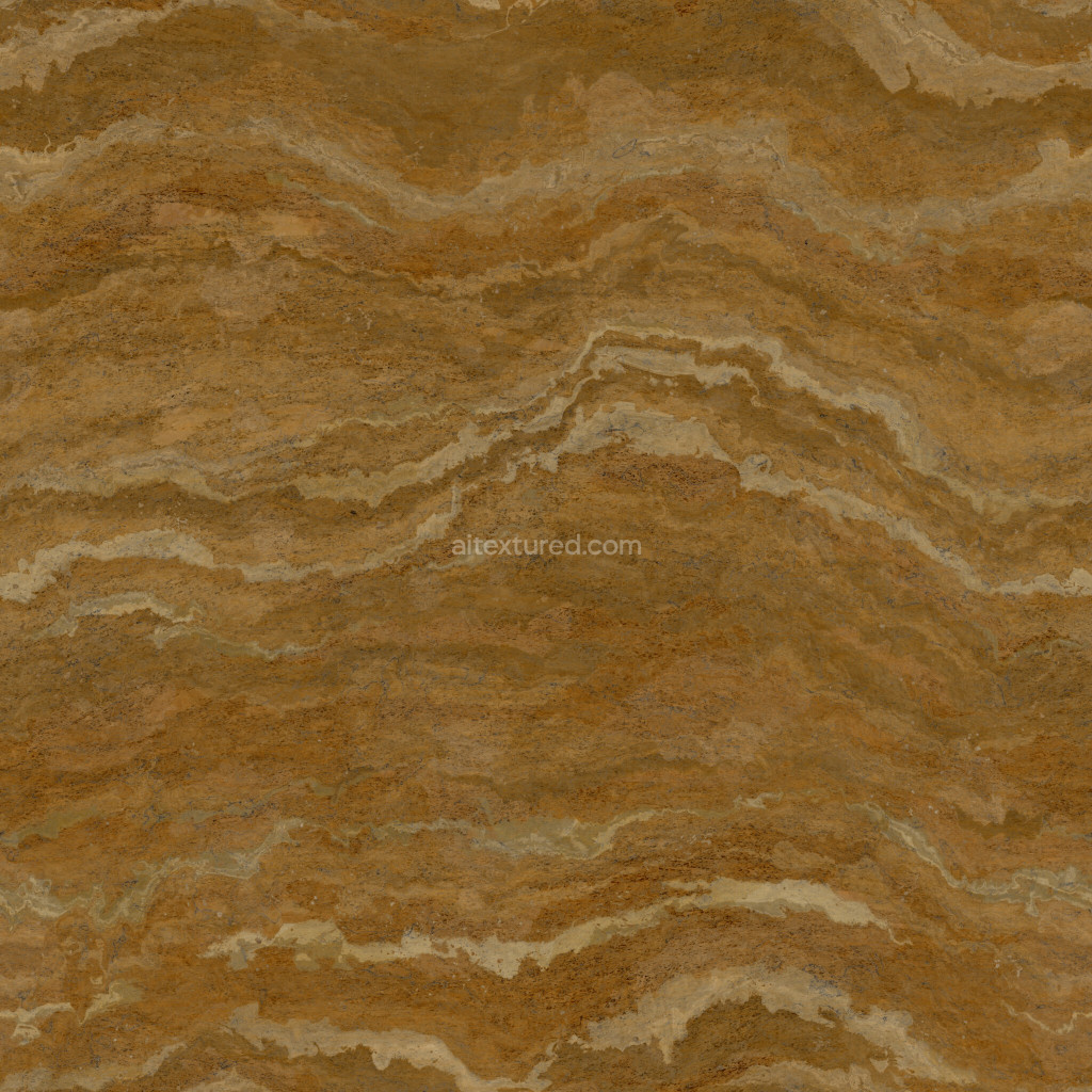 Seamless travertine PBR texture for 3D projects
