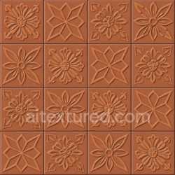 seamless Patterned Terracotta Tile Texture Seamless texture 8k free download PBR