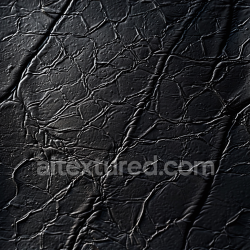 seamless Seamless 3D cracked black leather PBR texture with aged surface and fine wrinkles texture 8k free download PBR