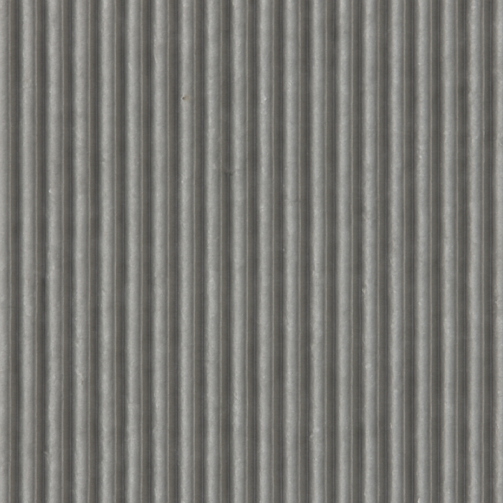Corrugated Metal Panel seamless PBR texture preview