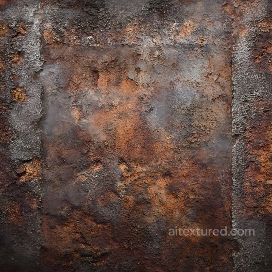 Rusted Metal Texture with Cracks, Holes, and Corrosion Rust texture preview