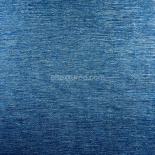 Preview — Seamless 3D cracked blue denim fabric PBR texture with distressed weave pattern