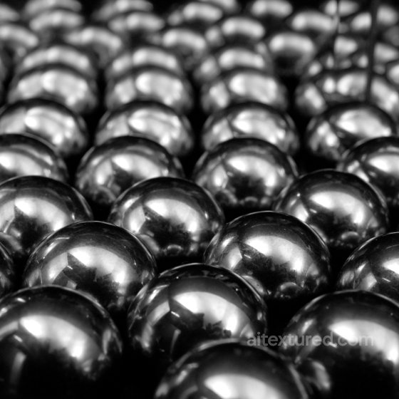 High-Gloss Reflective Metallic Spheres Texture for 3D Rendering Metal texture preview