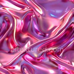 seamless Seamless 3D PBR Texture of Glossy Pink Iridescent Fabric with Fluid Reflective Folds texture 8k free download PBR