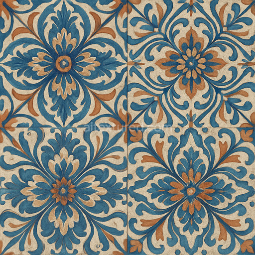 Decorative Ceramic Seamless Texture