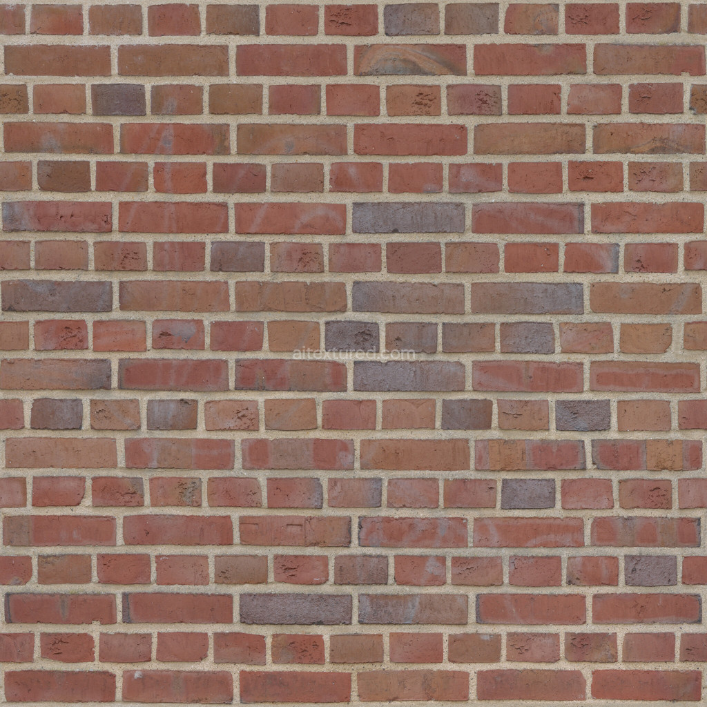 Seamless brick texture ideal for 3D modeling and rendering