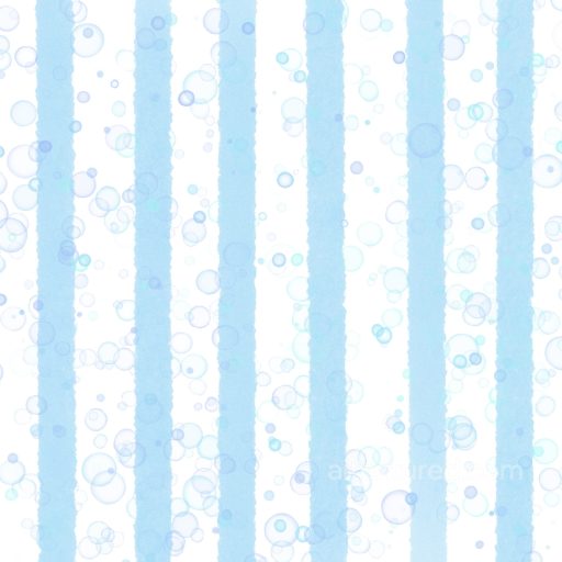 Watercolor Stripes Texture Featuring Soft Blue Stripes and Bubbles seamless Watercolor Stripes PBR texture