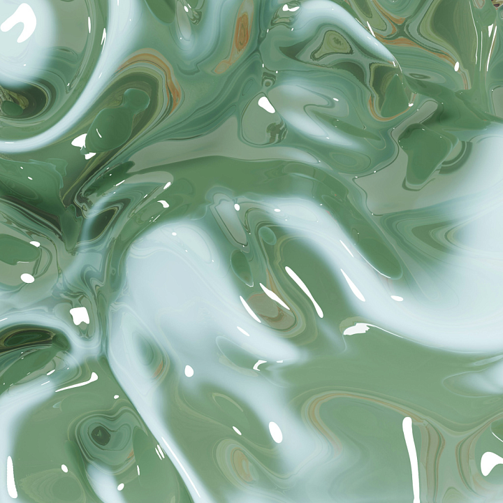 Glossy Green Plastic with Smooth Reflections seamless PBR texture preview