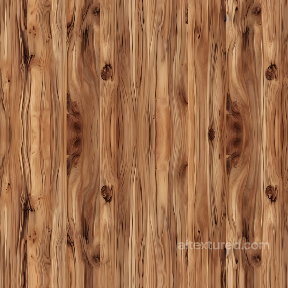 Rustic Pine Wood Plank PBR Texture with Knots and Grain Wood texture preview