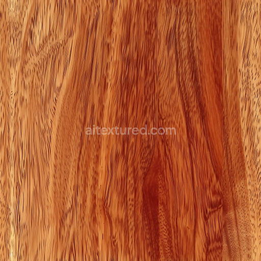 Seamless 3D Brazilian Rosewood PBR Texture with Rich Grain and Warm Red-Brown Tones