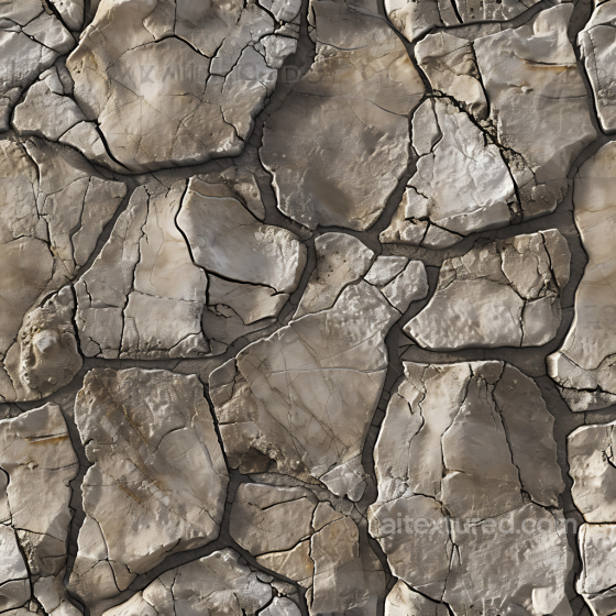 cracked stone rock wall PBR texture with weathered rough surface Stone texture preview
