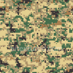 seamless Seamless 3D Digital Desert Camouflage PBR Texture with Pixelated Blocks and Earthy Palette texture 8k free download PBR