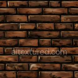 seamless Seamless 3D Cracked and Chipped Brick Wall PBR Texture with Dark Spots texture 8k free download PBR