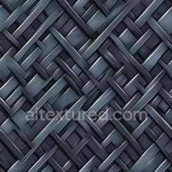 seamless Seamless 3D PBR Woven Steel Metal Texture with Interlaced Pattern and Brushed Detailing texture 8k free download PBR