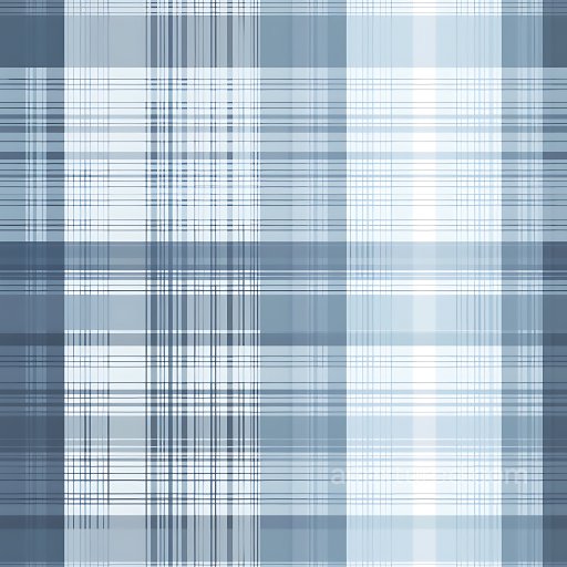 Seamless 3D PBR Texture of Blue and White Classic Plaid Fabric Pattern texture preview