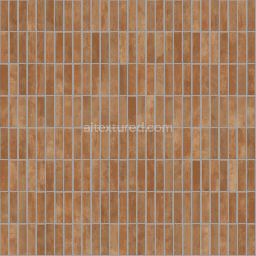 Preview — Vertically Stacked Terracotta Tile Texture | Free PBR