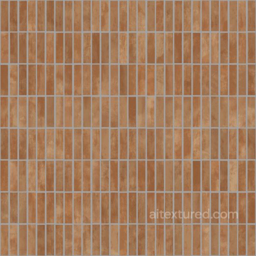 Vertically Stacked Terracotta Tile Texture | Free PBR seamless Tile PBR texture