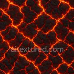 seamless Burning Lava Texture texture 8k free download PBR