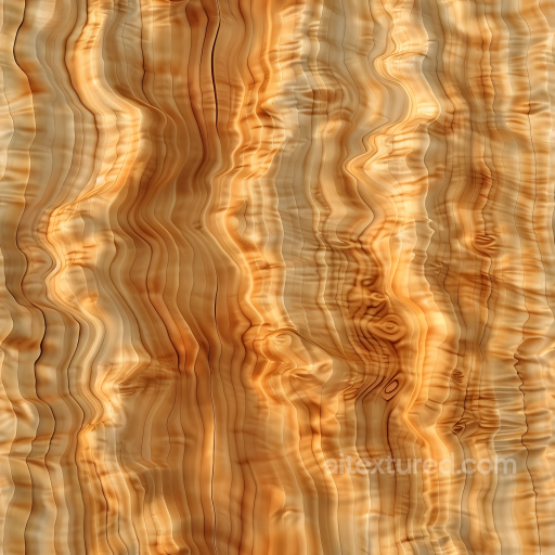 Birdseye Maple Wood Texture Featuring Natural Wavy Grain Patterns seamless Wood PBR texture