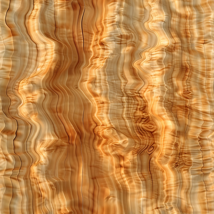 Birdseye Maple Wood Featuring Natural Wavy Grain Patterns seamless PBR texture preview