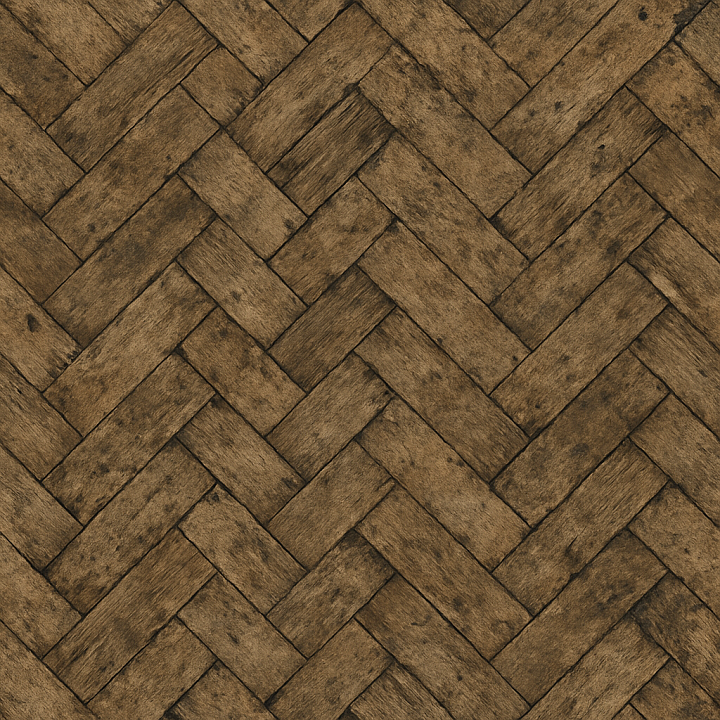 Dirty Herringbone Parquet seamless PBR texture preview