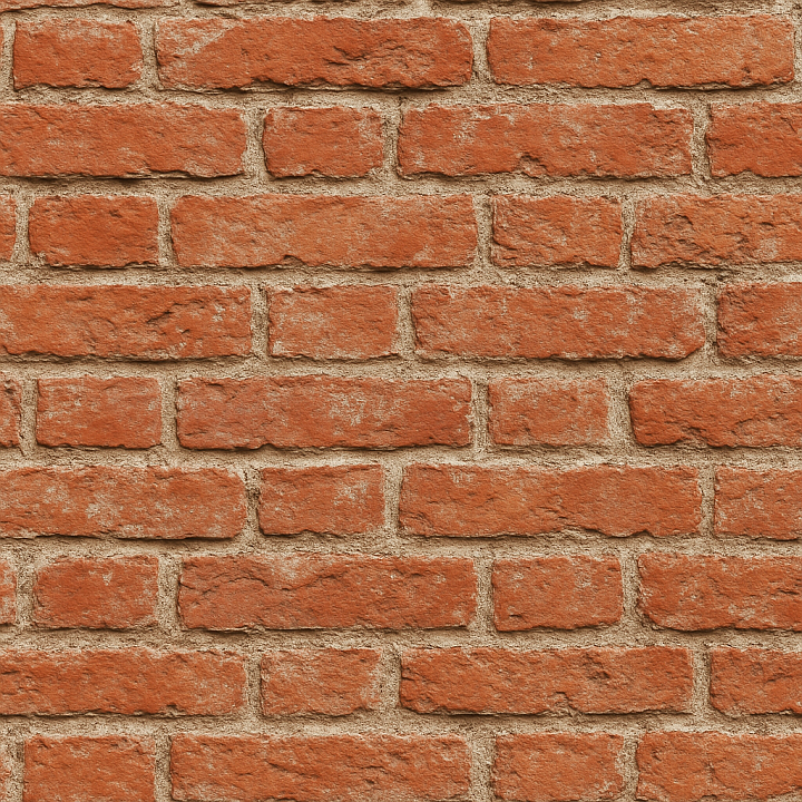 Rough Painted Brick seamless PBR texture preview