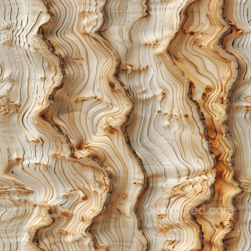 Light Pine Wood Seamless Texture with Defined Grain and Knots seamless Wood PBR texture