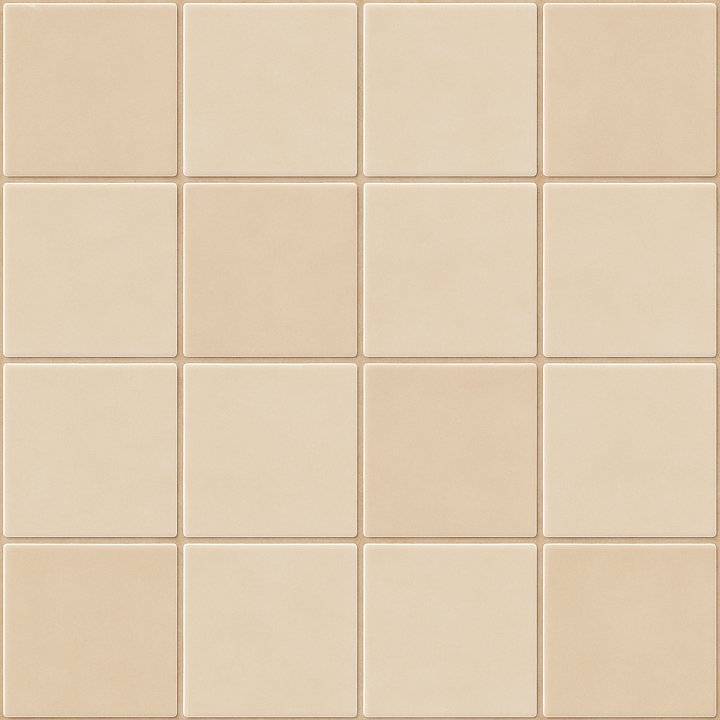 Smooth Glazed Ceramic Tile seamless PBR texture preview