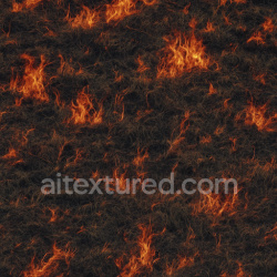 seamless Burning Meadow Texture texture 1024x1024 free download PBR