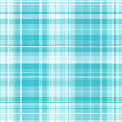 Seamless 3D PBR Texture of Soft Blue and White Checked Plaid Fabric