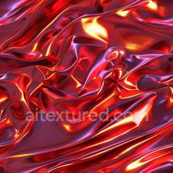 seamless Seamless 3D PBR Texture of Glossy Red Satin-Like Fabric with Reflective Highlights texture 8k free download PBR